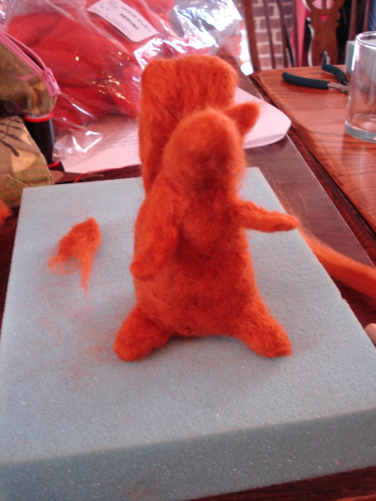 Felted squirrell 026