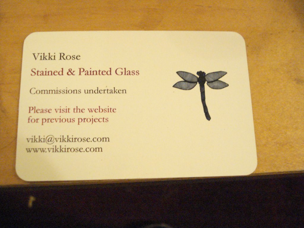 business card front